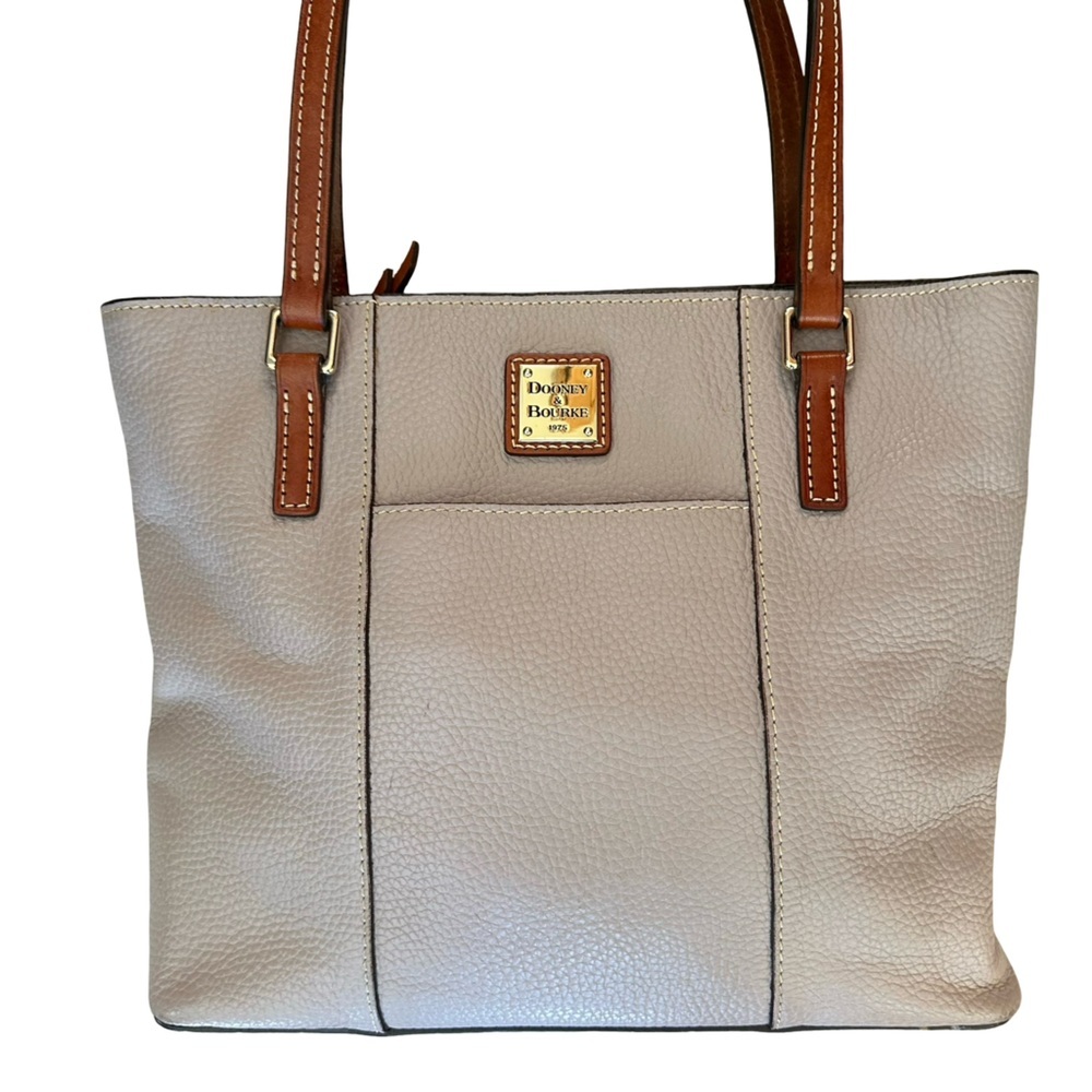 Dooney & Bourke Pebble Grain Small Lexington Tote Shoulder Bag Lavender - Picture 13 of 13